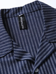 アメリカンスタイルストライプオーバーサイズシャツ