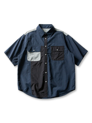 パッチワークワークシャツ全体像