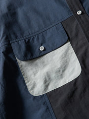 パッチワークワークシャツ