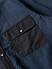 パッチワークワークシャツ