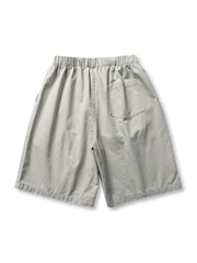 ウォッシュドダブルプリーツカーゴショーツ