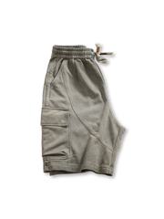 ヴィンテージウォッシュ ドローストリングカーゴショーツ