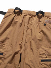 アウトドア多口ポケット ナイロン機能パンツ