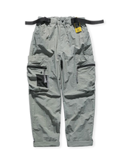 アウトドア多口ポケット ナイロン機能パンツ