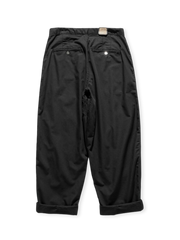 ヘリンボーン ワイドパンツ