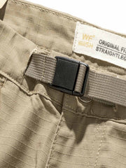 ヘリンボーン ワイドパンツ