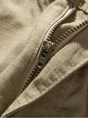 ヘリンボーン ワイドパンツ