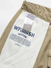 ヘリンボーン ワイドパンツ