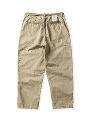 ルーズフィット テーパード ワイドパンツ