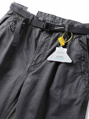 ルーズフィット テーパード ワイドパンツ