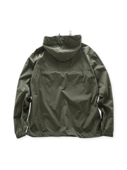 ダークチェック ハーフジップ プルオーバーウインドブレーカー