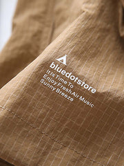 ダークチェック ハーフジップ プルオーバーウインドブレーカー