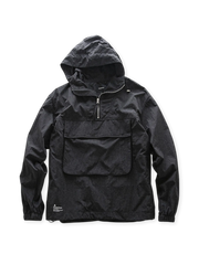 ダークチェック ハーフジップ プルオーバーウインドブレーカー