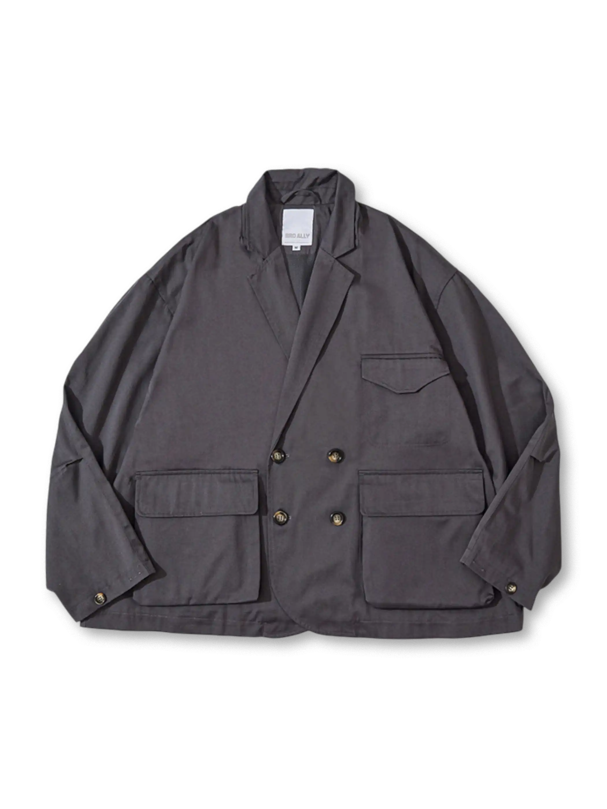 多ポケット機能テーラードジャケット全体像