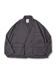 多ポケット機能テーラードジャケット全体像