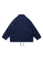 ネイビーのサンブロック コーチジャケット全体