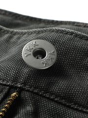 ヴィンテージ風サンドウォッシュカットオフポケットパンツ