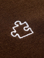 ノースリーブ・ラウンドネック 刺繍Tシャツ