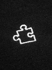 ノースリーブ・ラウンドネック 刺繍Tシャツ