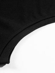 ノースリーブ・ラウンドネック 刺繍Tシャツ