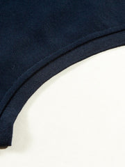 ノースリーブ・ラウンドネック 刺繍Tシャツ