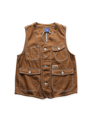 マルチポケット ヴィンテージ ワークベスト(4色展開)