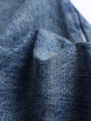 ヴィンテージパッチワークプリントデニムパンツ