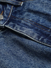 ヴィンテージパッチワークプリントデニムパンツ