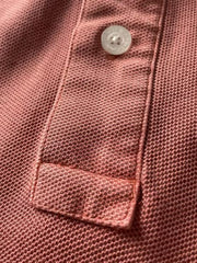 ヴィンテージウォッシュ刺繍ポロシャツ