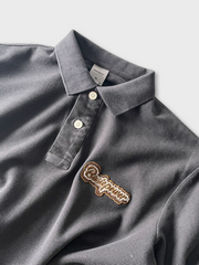 ヴィンテージウォッシュ刺繍ポロシャツ