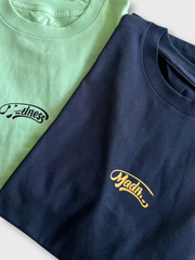 ヴィンテージ風バイクプリントTシャツ