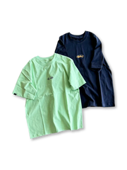 ヴィンテージ風バイクプリントTシャツ