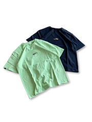 ヴィンテージ風バイクプリントTシャツ