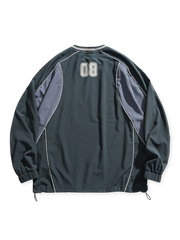 アウトドア配色 スポーツライディングスウェット