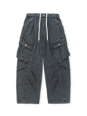 マルチポケット ワークデニムパンツ