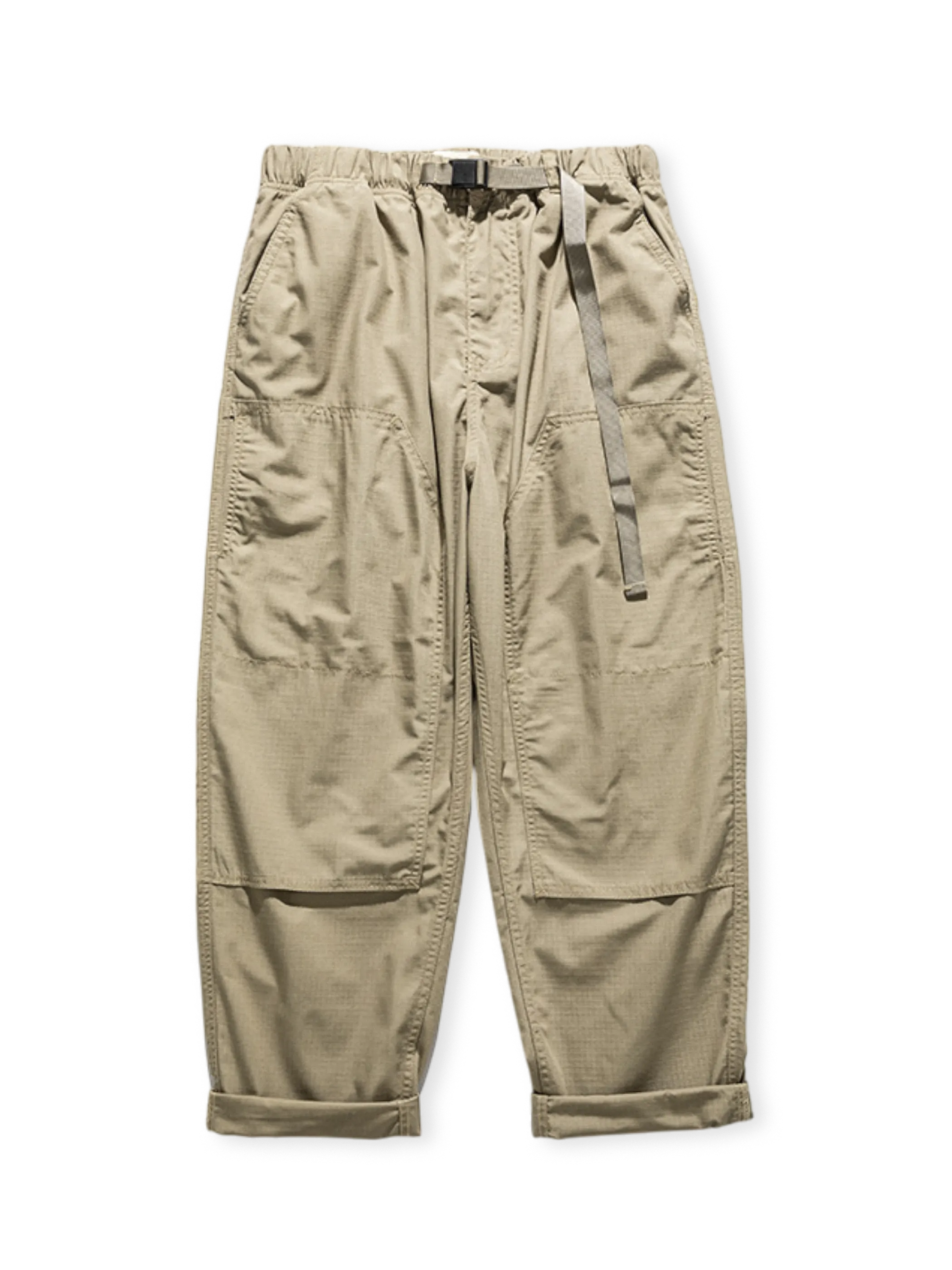 製品画像:ノースリーブ・ラウンドネック 刺繍Tシャツ全体正面展示