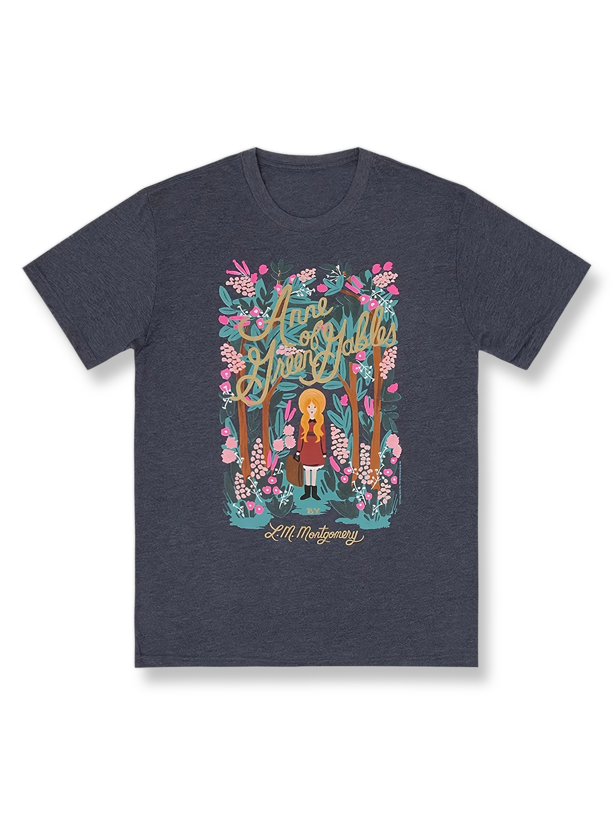 製品画像: モンゴメリ『赤毛のアン』Tシャツ正面図