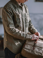 ミリタリー 長袖シャツ