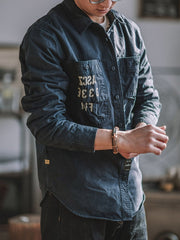 ミリタリー 長袖シャツ