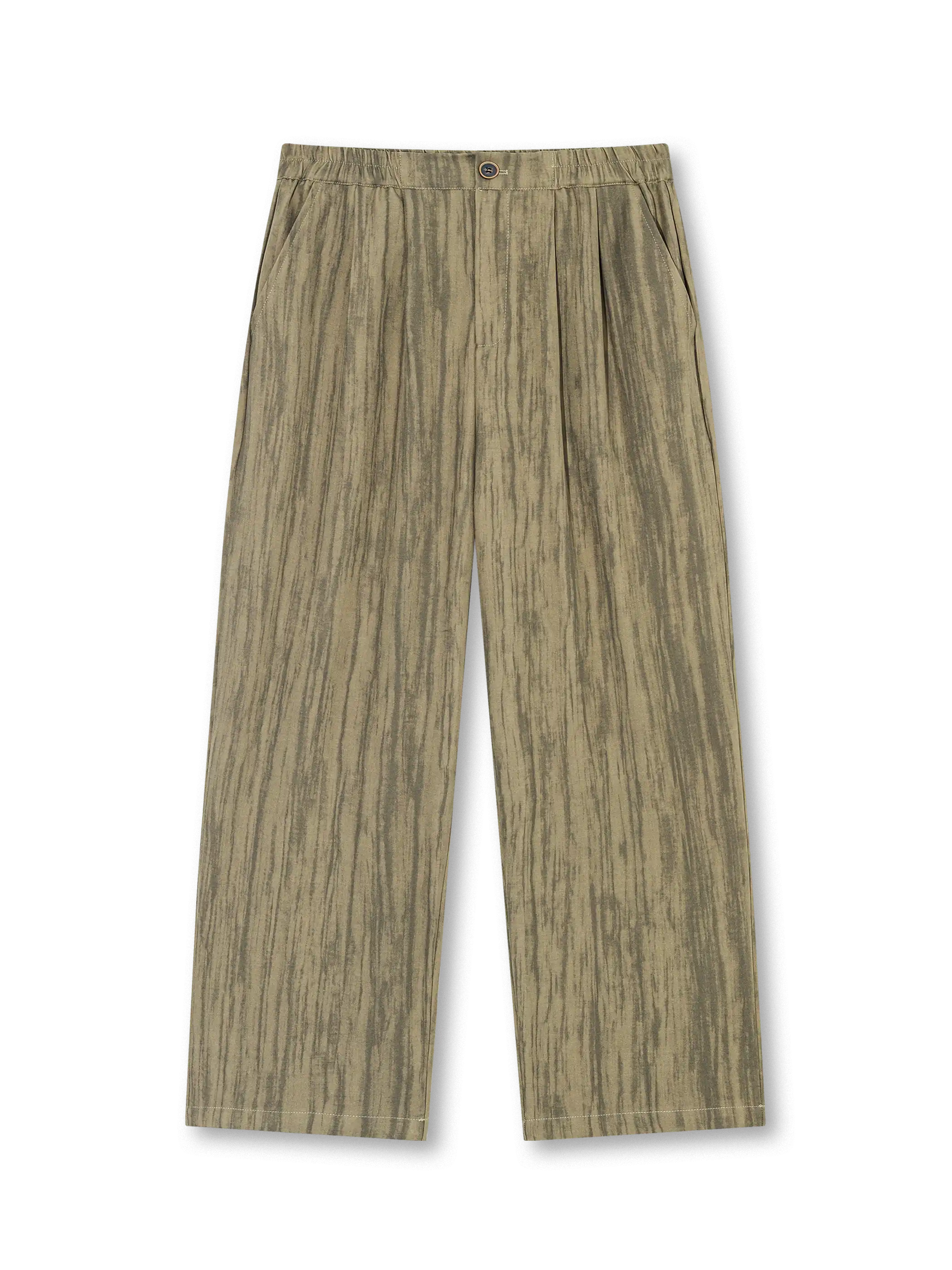 ドレーププリーツリラックスパンツ正面画像