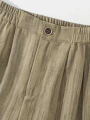 ドレーププリーツリラックスパンツ