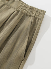 ドレーププリーツリラックスパンツ