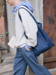 カラーコンビネーションハーフジップパーカ