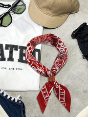 ヴィンテージ風 レッドバンダナ