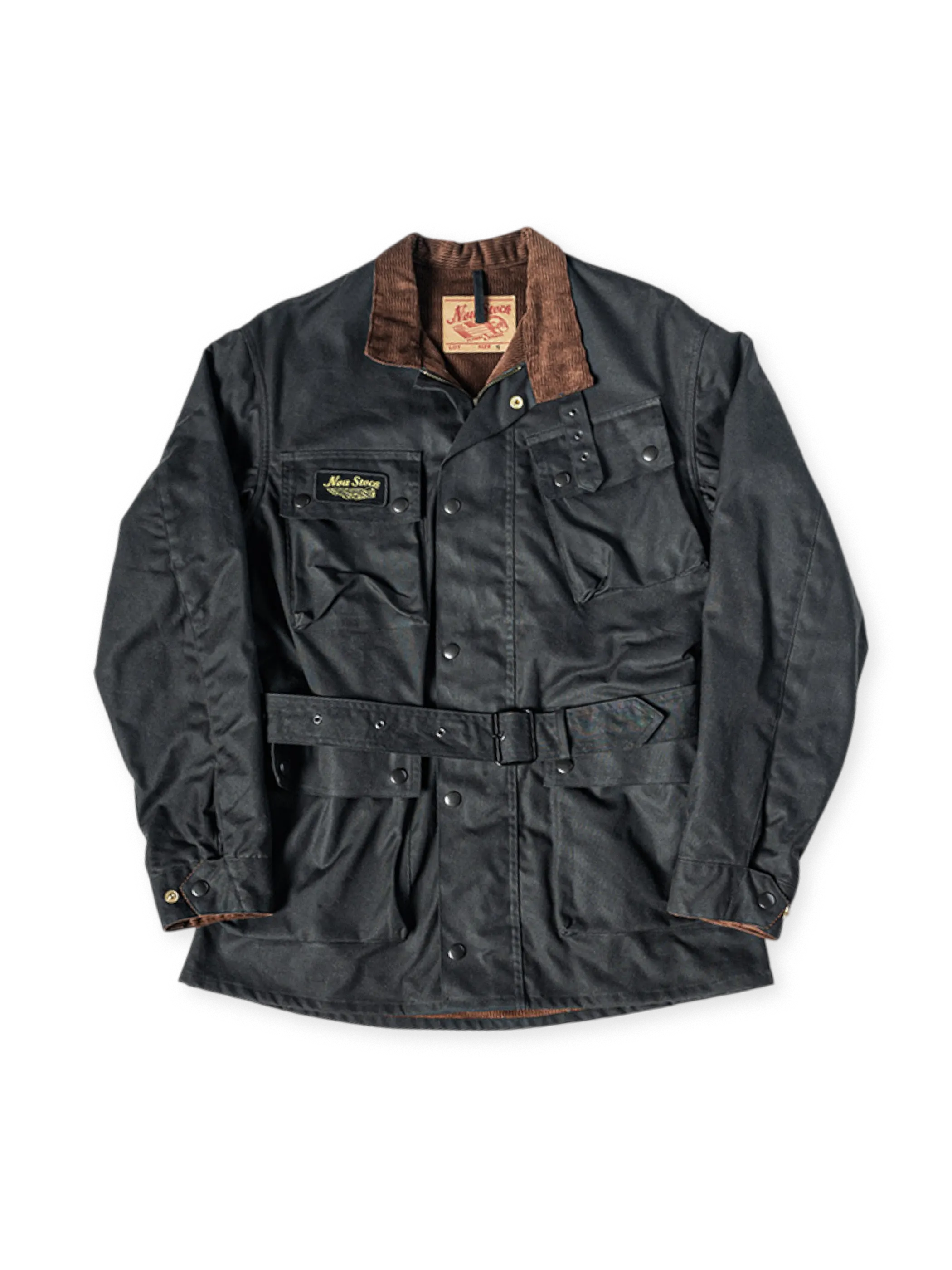 製品画像: ヴィンテージ風オイルワックス コットンジャケットの正面ビュー