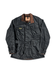 製品画像: ヴィンテージ風オイルワックス コットンジャケットの正面ビュー