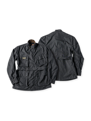 製品画像: ヴィンテージ風オイルワックス コットンジャケットの正面ビュー