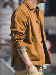 フレンチヴィンテージ マルチポケット ワークジャケット