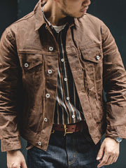 ヴィンテージ オイルドキャンバス ワークジャケット