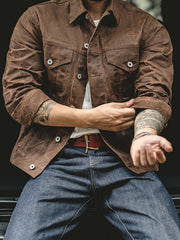 ヴィンテージ オイルドキャンバス ワークジャケット